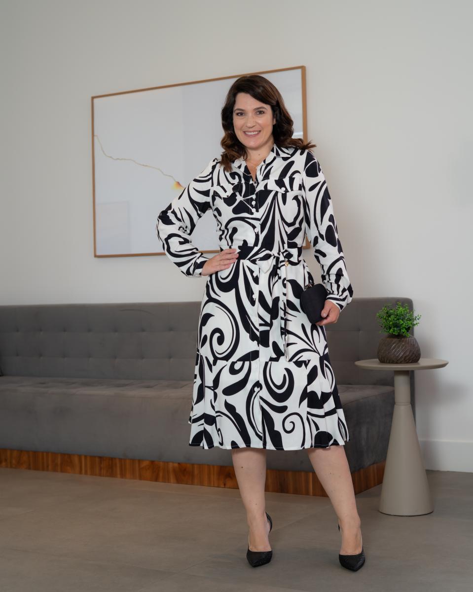 Vestido Viscose